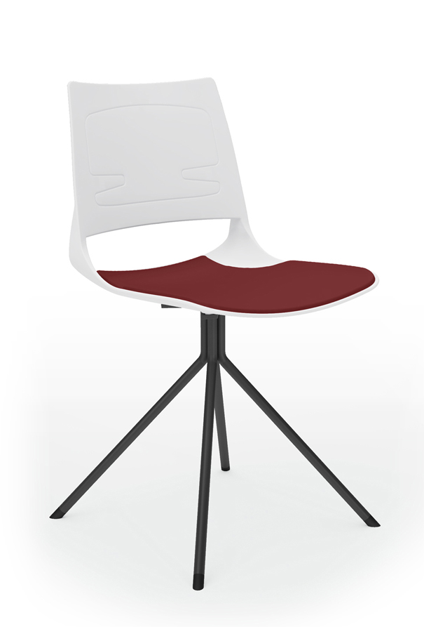 Modern Negotiable Chair P-UB01A (Black)/P-UB01B (Red)