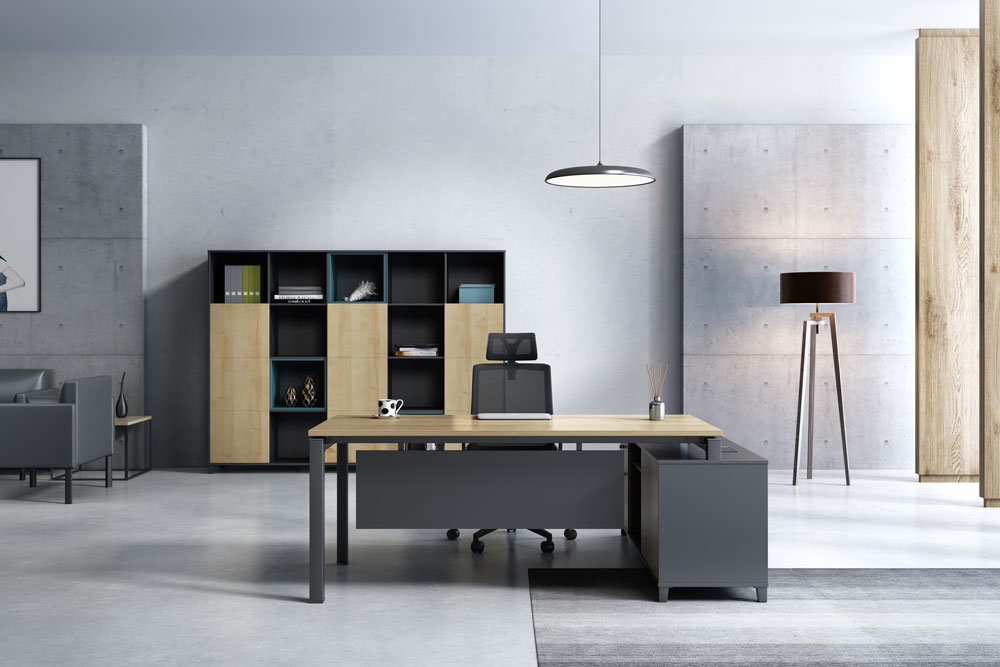 Modern style office table for Manager    T-DA2016L/  T-DA2016R