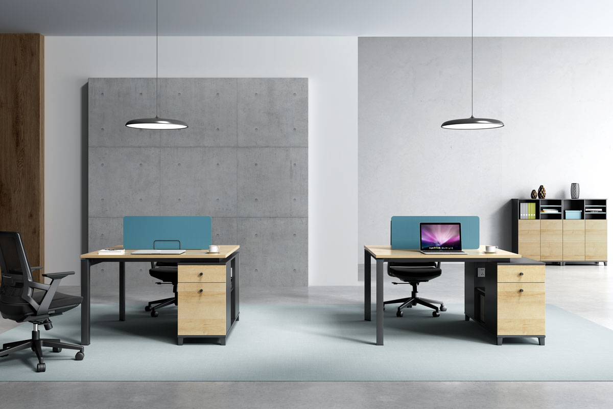 Modern style 2-person workstation   T-WD1212A/ T-WD1412A