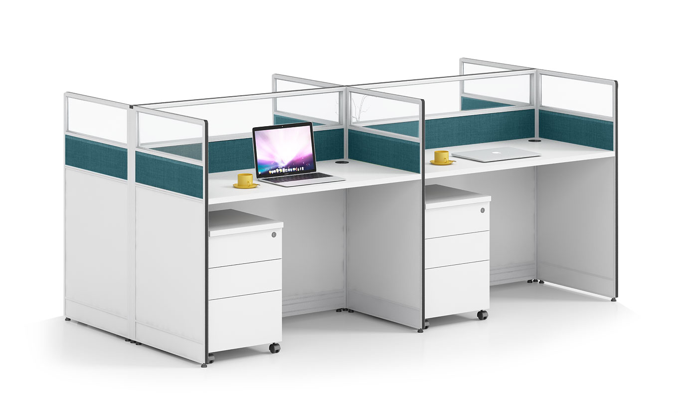 Modern style 4-person workstation Partition  O-WC2412