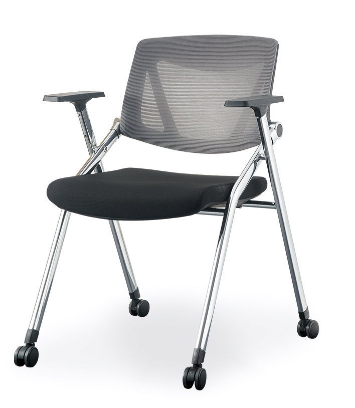 829B Training Chair with PU Casters