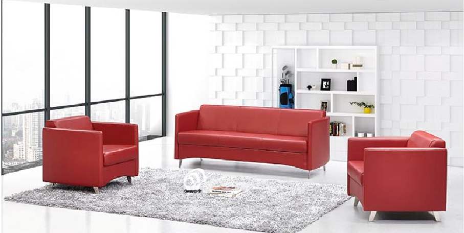 现代 简约风格 办公沙发 S500-1 1+1+3
