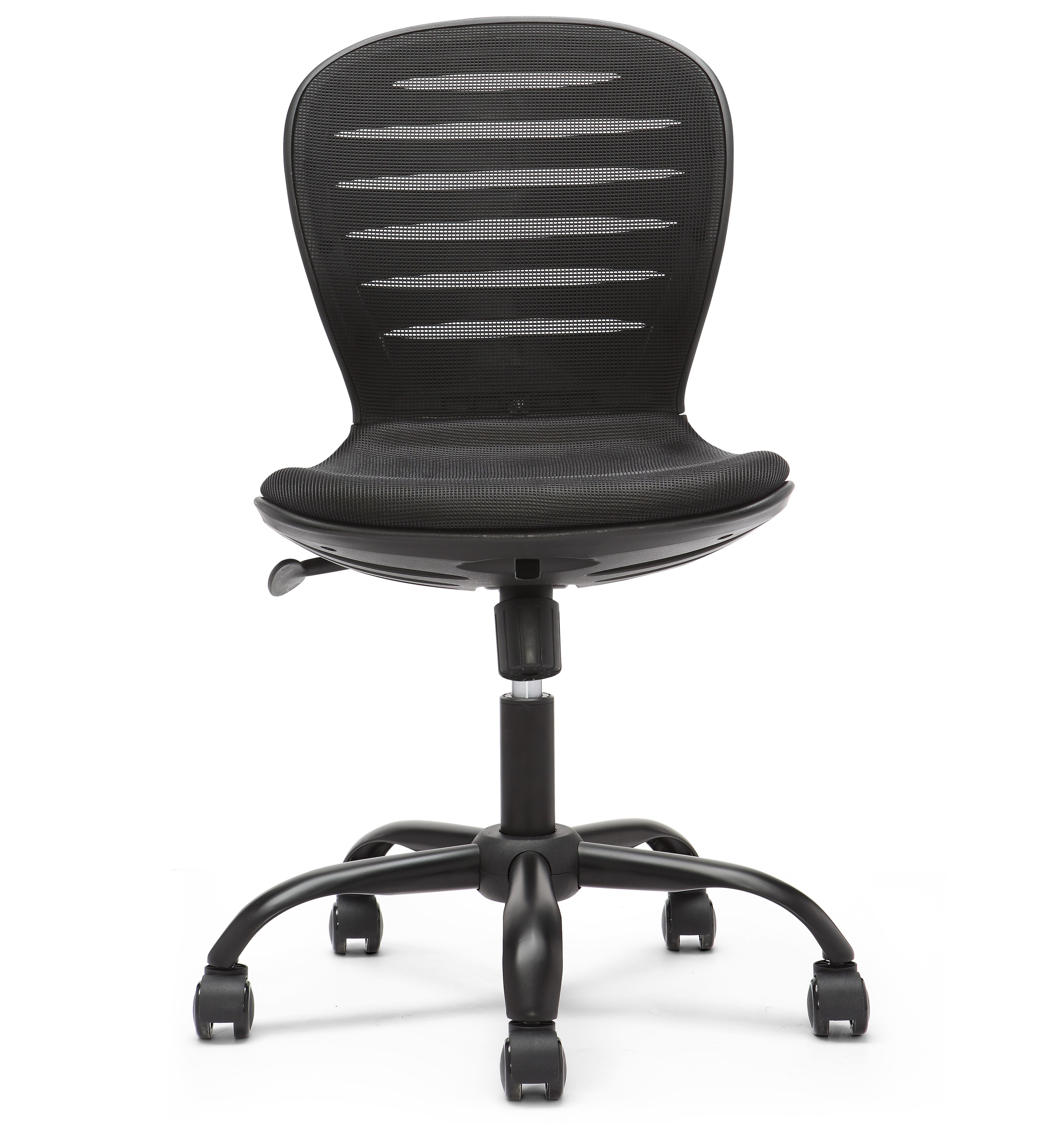 简约现代办公椅电脑椅 MS7003G-BK 黑胶 不带扶手