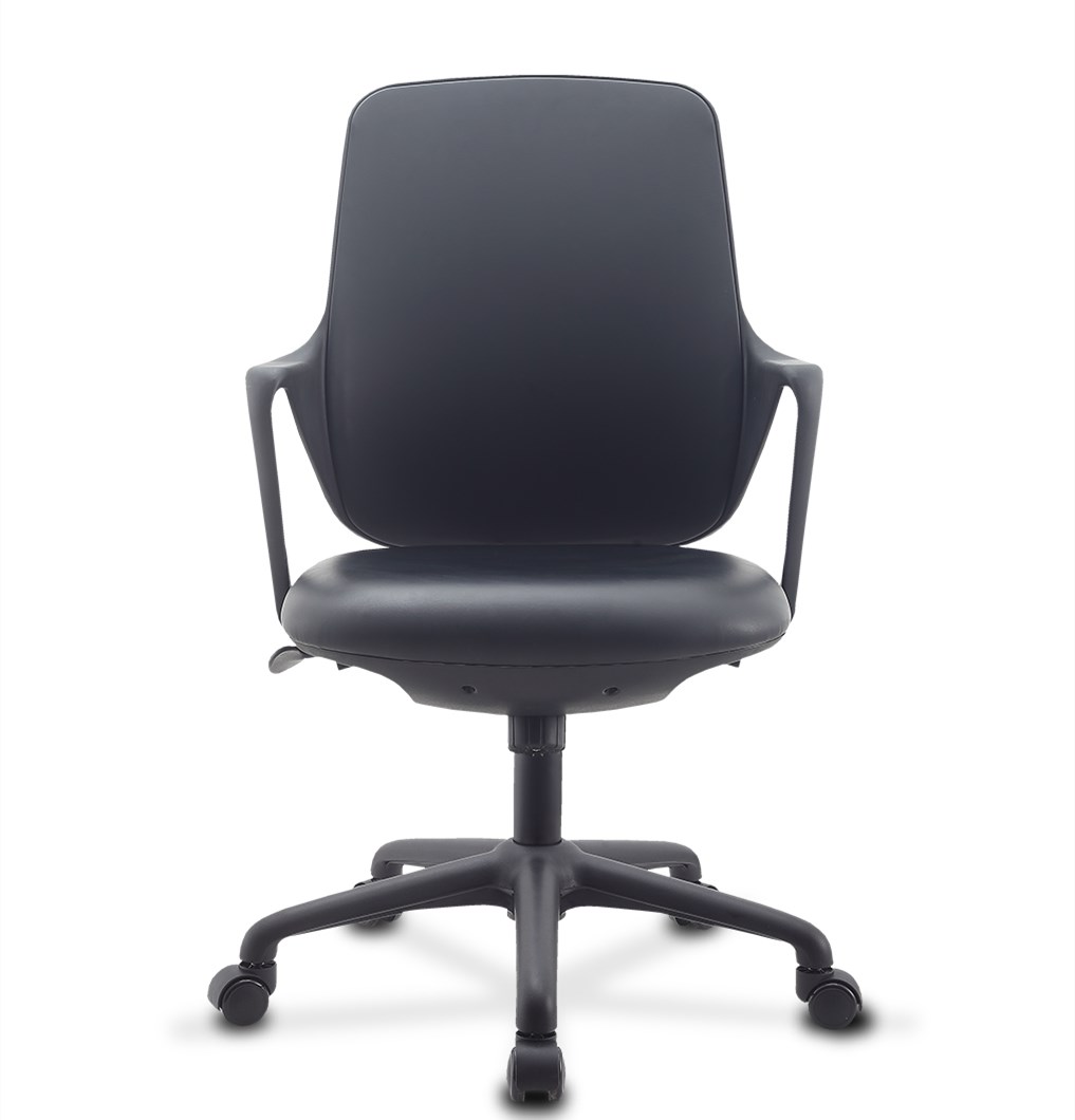 简约现代办公椅电脑椅 MS7004GATL-A-BK 黑胶